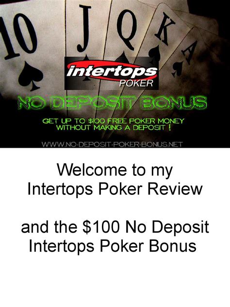 intertops poker network
